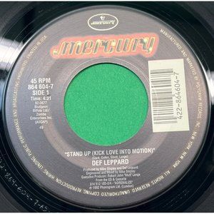 Def Leppard Stand Up / From the Inside Acoustic Hippies From Hell 45 Rock